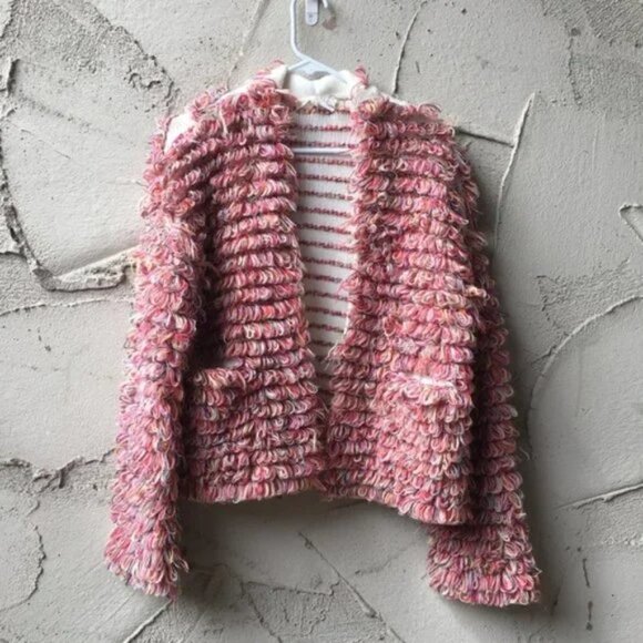 THE GREAT. Jackets & Blazers - THE GREAT The Monster Fuzzy Multiple Tone Cardigan I Size 1 US - 4-6 S